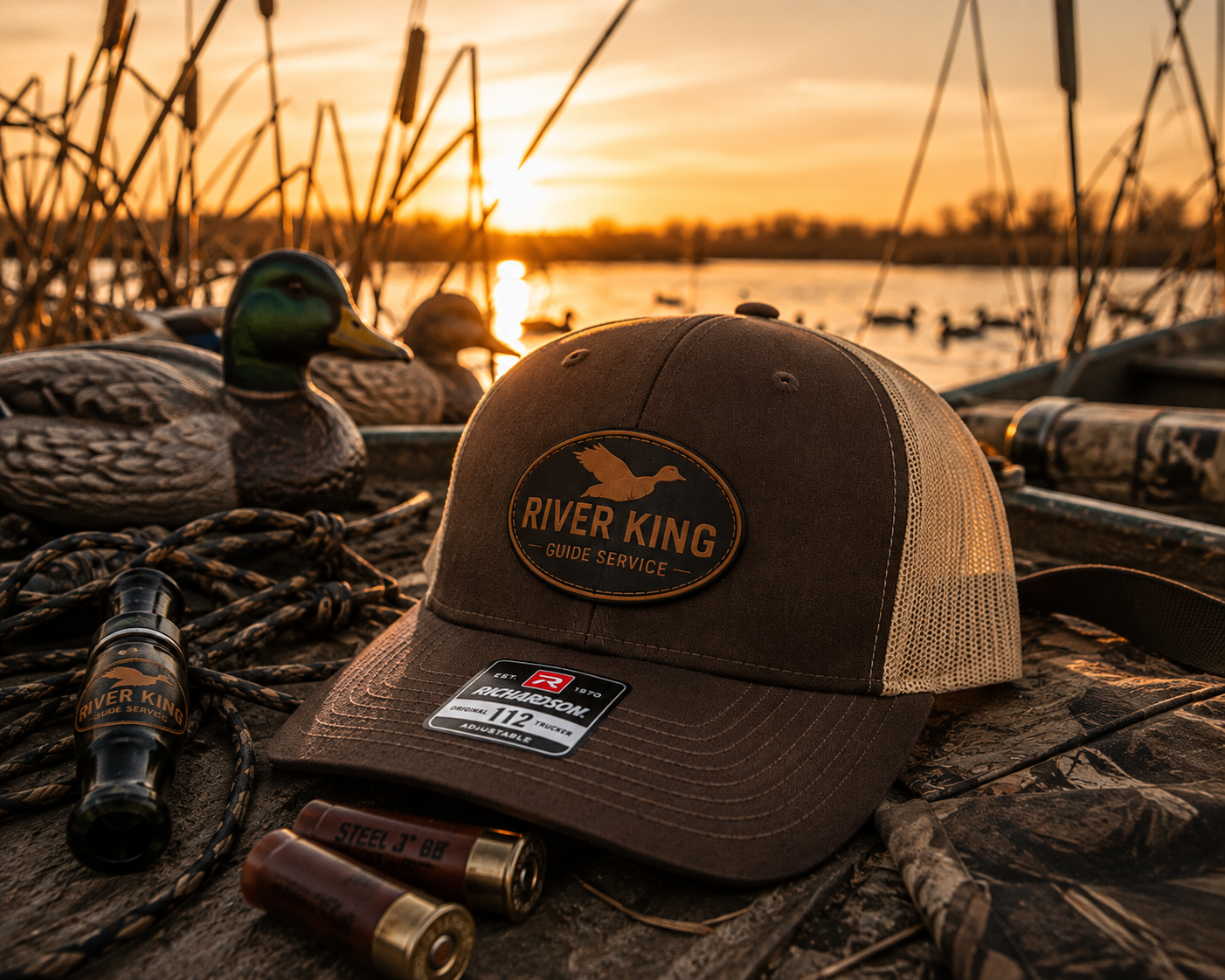 River King Guide Service Richardson 112 Hunting Hat